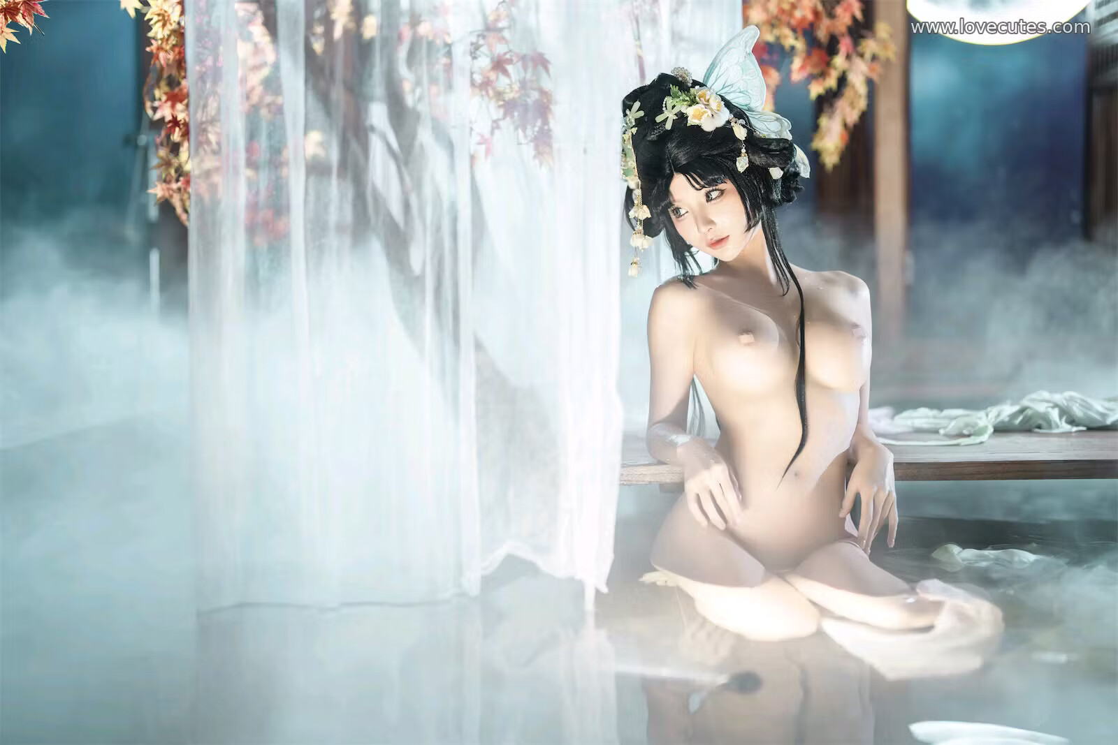 [cosplay] 蠢沫沫 - 古装：真人写实古典美人 汉服透视撕裂巨乳翘臀开档 极致古典诱惑无修正 151P