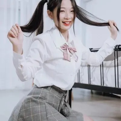 JVID – Juice Jiemi (婕咪) – Double ponytail uniform girl